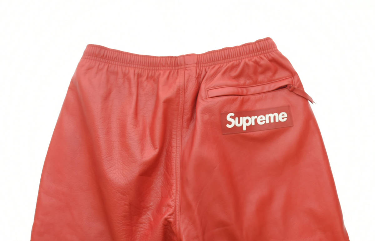 ◯ SUPREME シュプリーム NIKE ナイキ 19AW Leather Warm Up Pant