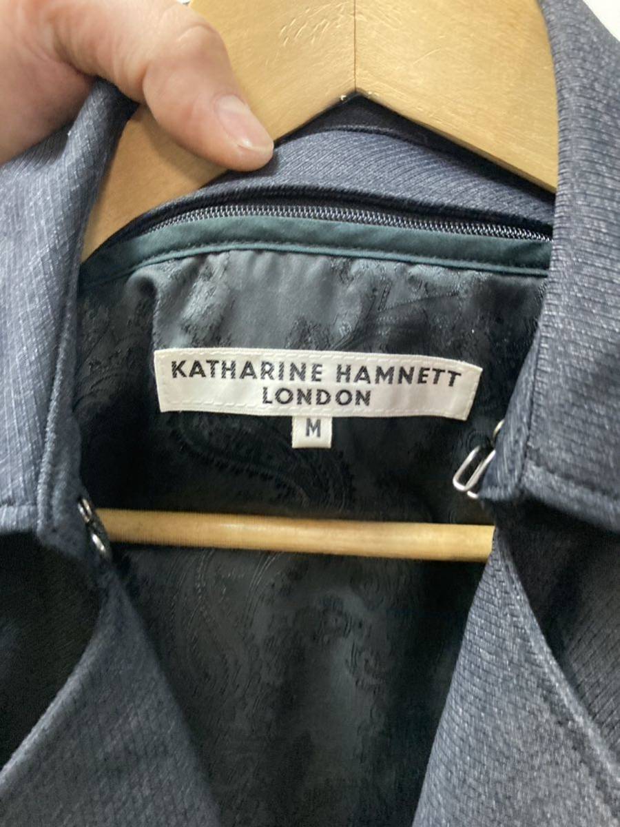 KATHARINE HAMNETT LONDONトレンチコート M_画像3