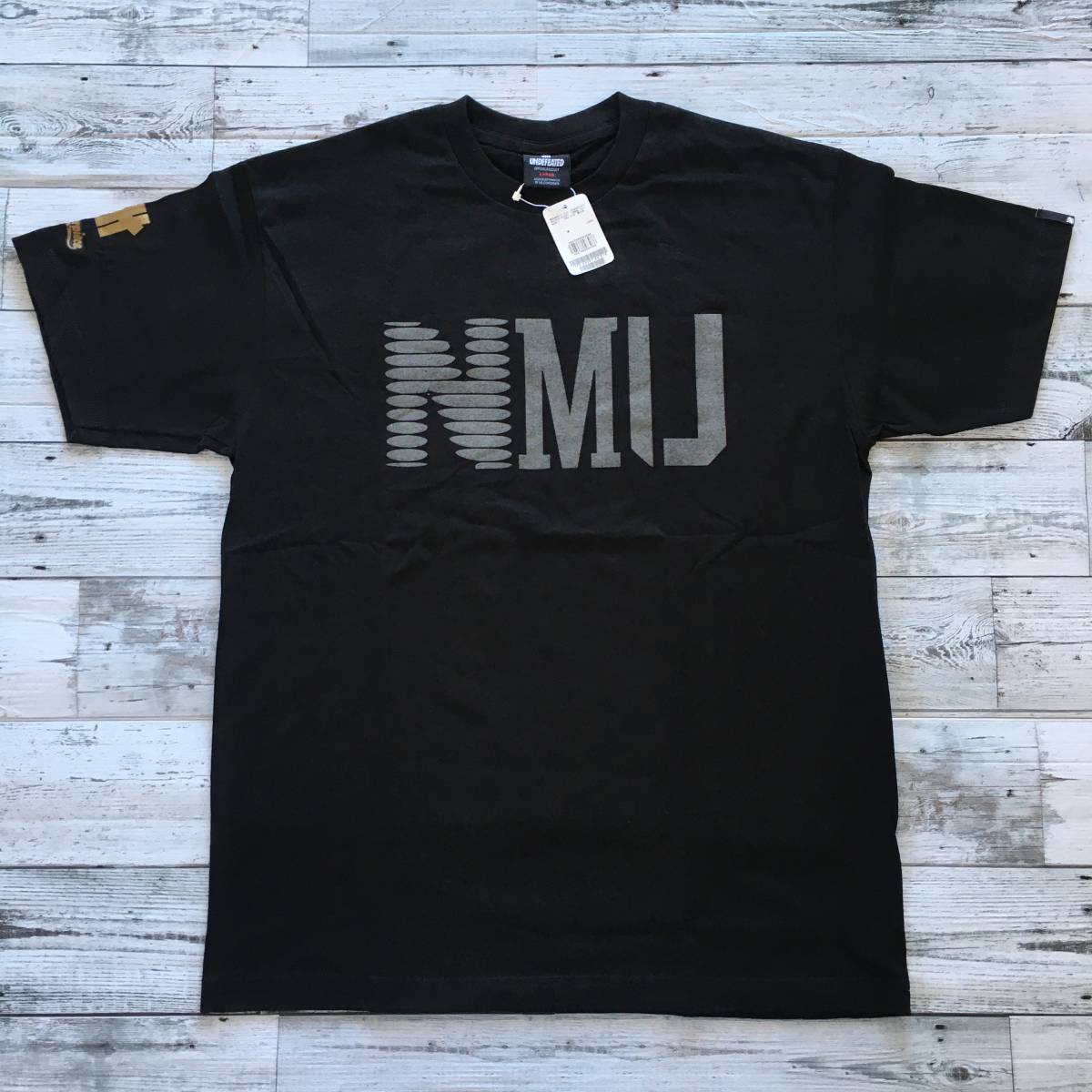 [NITRO/10 годовщина ограниченная модель ]NITRO MICROPHONE UNDERGROUND×MASTERPIECE×UNDFTD Tee чёрный /L/ с биркой не использовался товар 