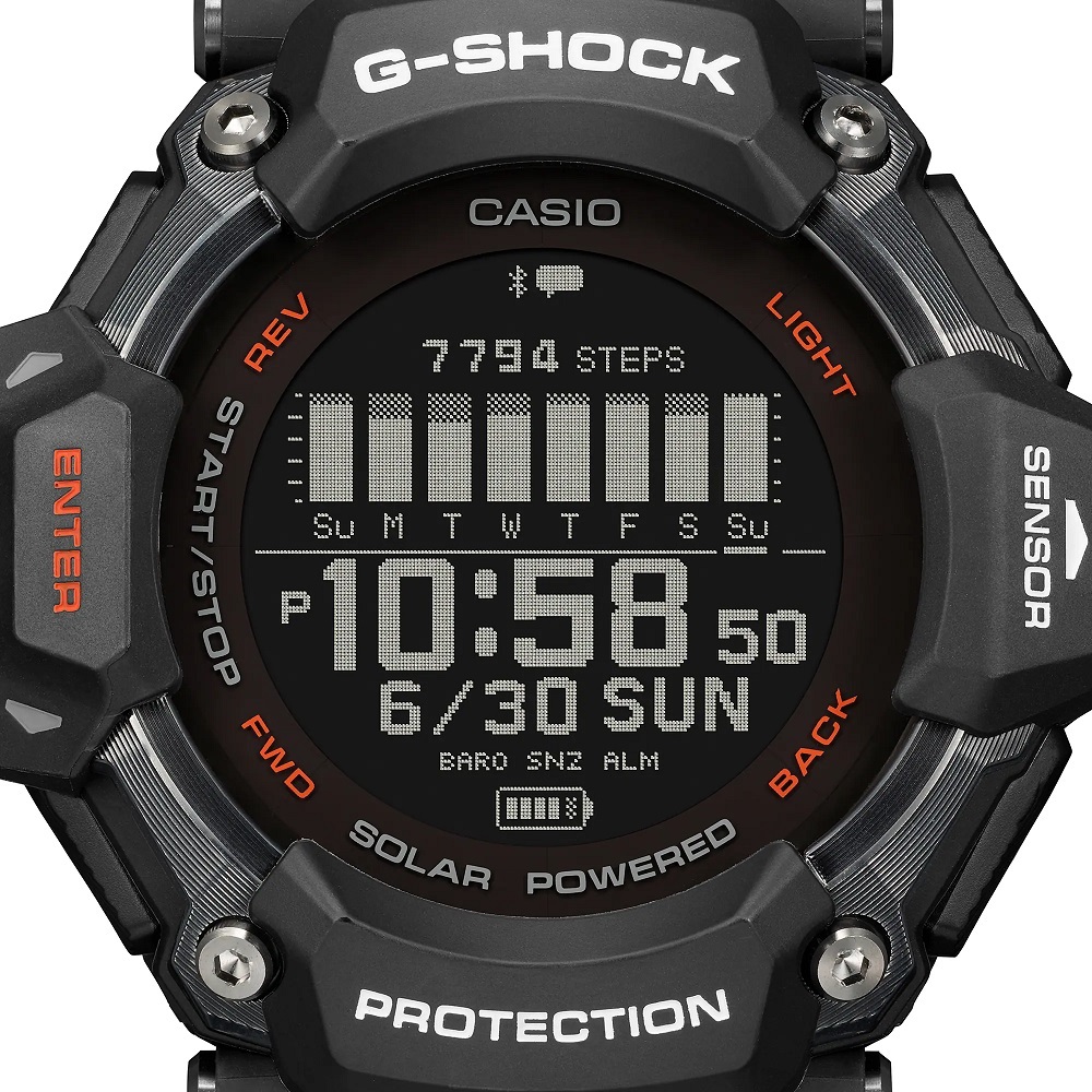 カシオCASIO G-SHOCK Gショック ジーショック G-SQUAD 心拍 GPS GBD-H2000-1AJR【国内正規品】_画像2