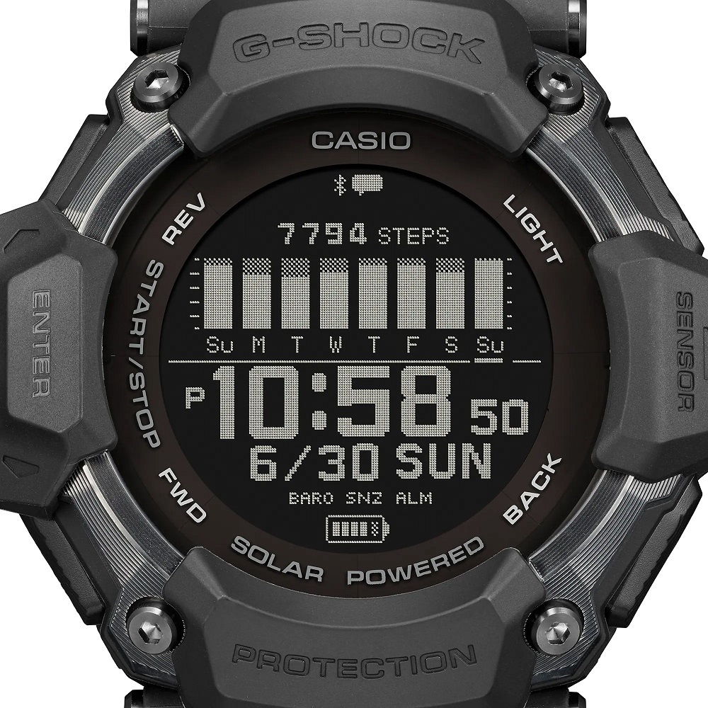 カシオCASIO G-SHOCK Gショック ジーショック G-SQUAD 心拍 GPS GBD-H2000-1BJR【国内正規品】_画像2