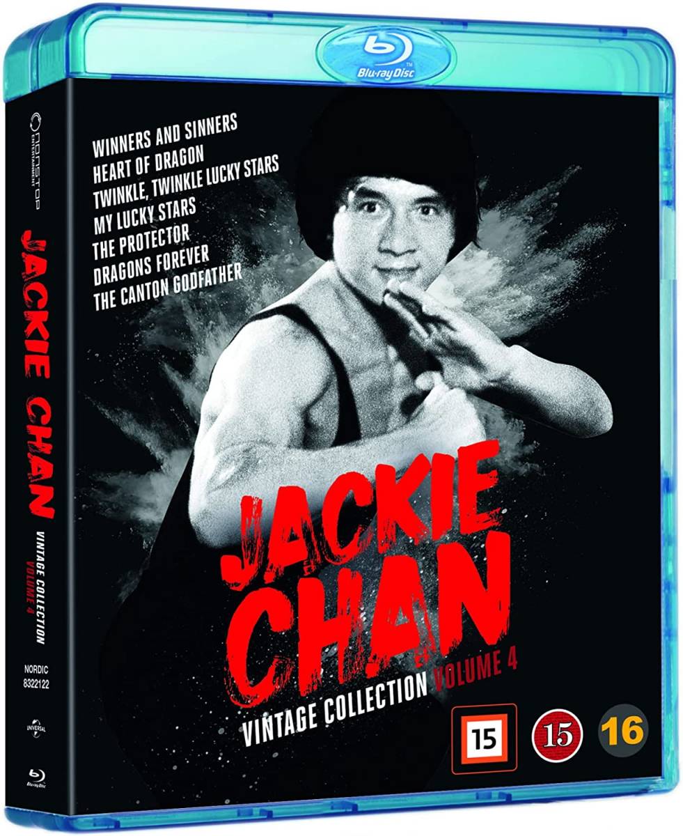 ジャッキー・チェン/『Jackie Chan Vintage Collection Vol.4』/フィンランド、スウェーデン、デンマーク、ノルウェー公開版/7枚組BR・BOX