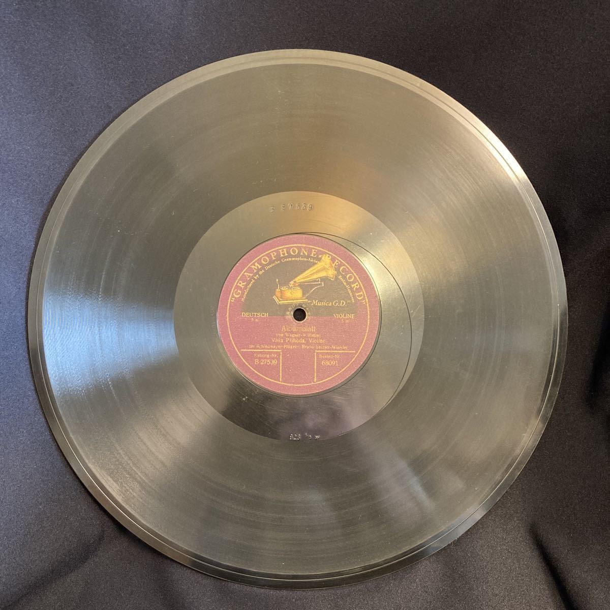 ■ プシホダ : アルバムの綴り（ワーグナー）Gramophone 68091[紫] (旧 12インチ片面盤)