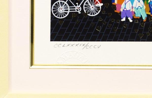【真作】【WISH】ヒロ・ヤマガタ「うわさの映画」シルクスクリーン 直筆サイン 証明シール   〇ファンタジー世界巨匠 #23032594の画像7