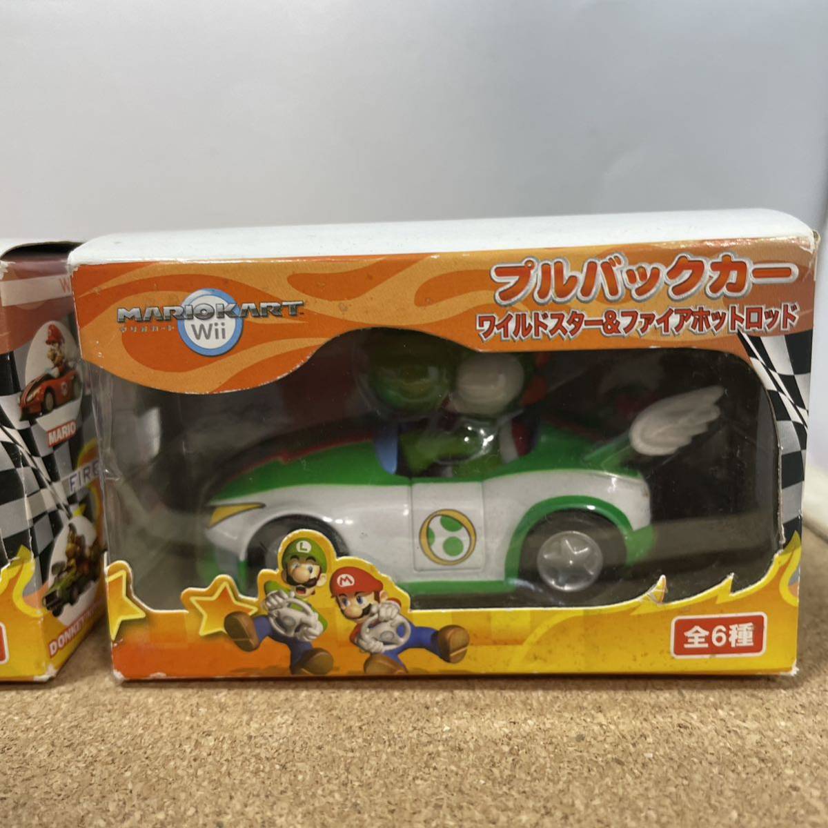 * unopened * new goods Mario Cart pull-back car Wild Star kpayosi-