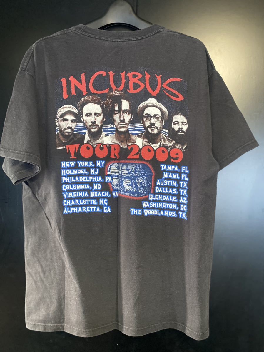 00'S当時物 INCUBUS Tシャツ ヴィンテージ サイズL ブラック インキュバス バンドTシャツ SLAYER の画像2