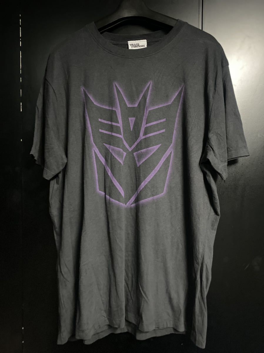 激レア TRANS FORMERS Tシャツ ヴィンテージ　サイズXL ブラック　アニメTシャツ　トランスフォーマー　オフィシャル_画像1