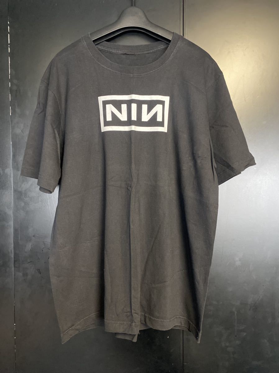 激レア　nine inch nails Tシャツ サイズL ブラック　ナインインチネイルズ バンドTシャツ　_画像1