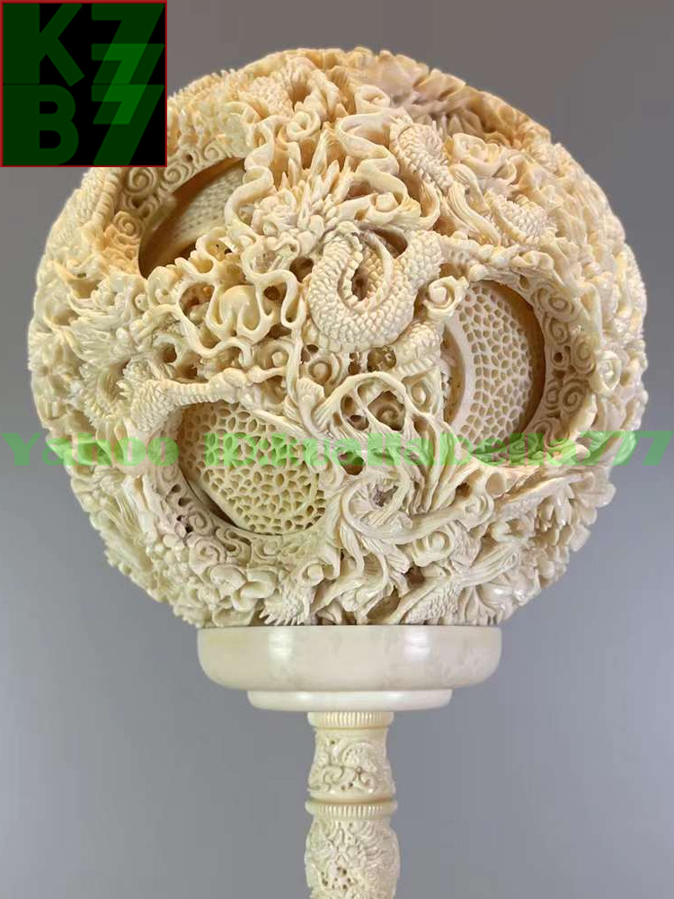 [.. ornament ] mammoth ornament [ dragon . four sea .. lamp ]100% hand made Buddhism family Buddhist altar Buddhist altar fittings ornament better fortune feng shui sculpture handicraft objet d'art * height 365mm, weight 688g P85