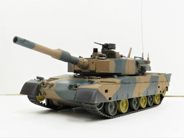 Heng Long 2.4GHz 1/24 Ground Self-Defense Force 90 тип танк * кий maru * *3808-1/2[ инфракрасные лучи Battle система есть на битва возможность покрашен конечный продукт ]