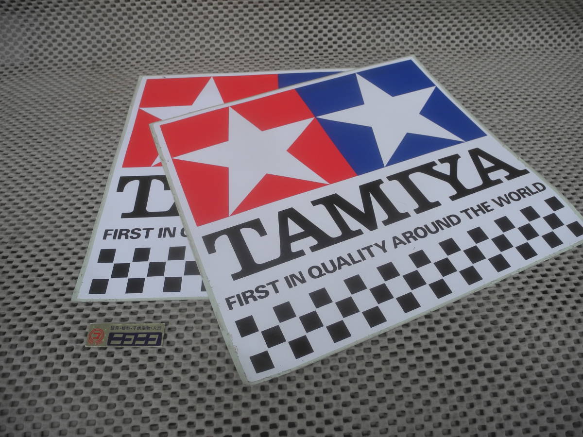  редкий *TAMIYA( Tamiya ) производства наклейка |.. товар promotional items 2 листов комплект 