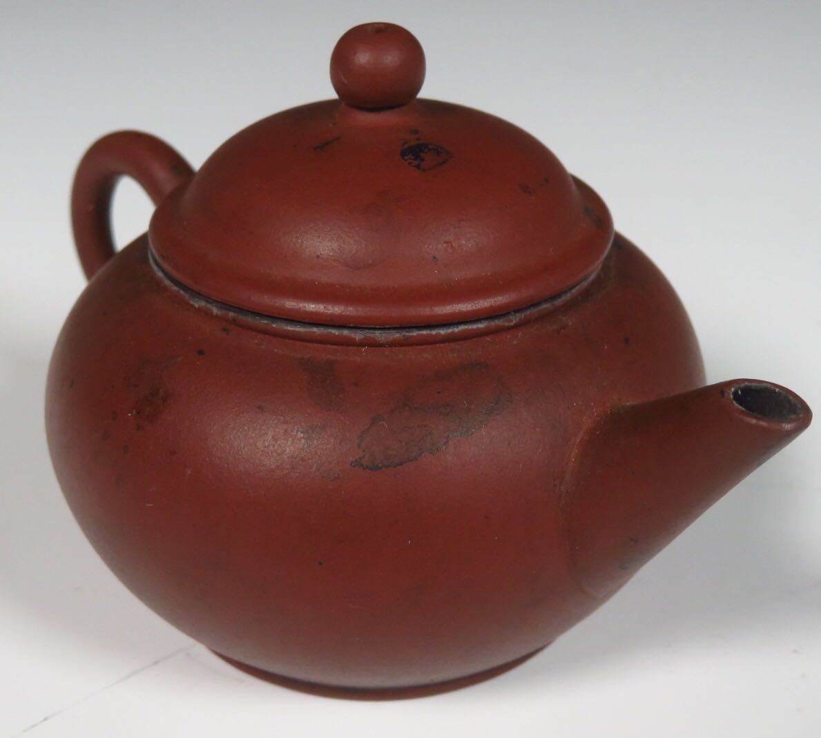 時代 唐物【古い中国の朱泥の急須 中国宜興】煎茶道具 骨董品 古美術品