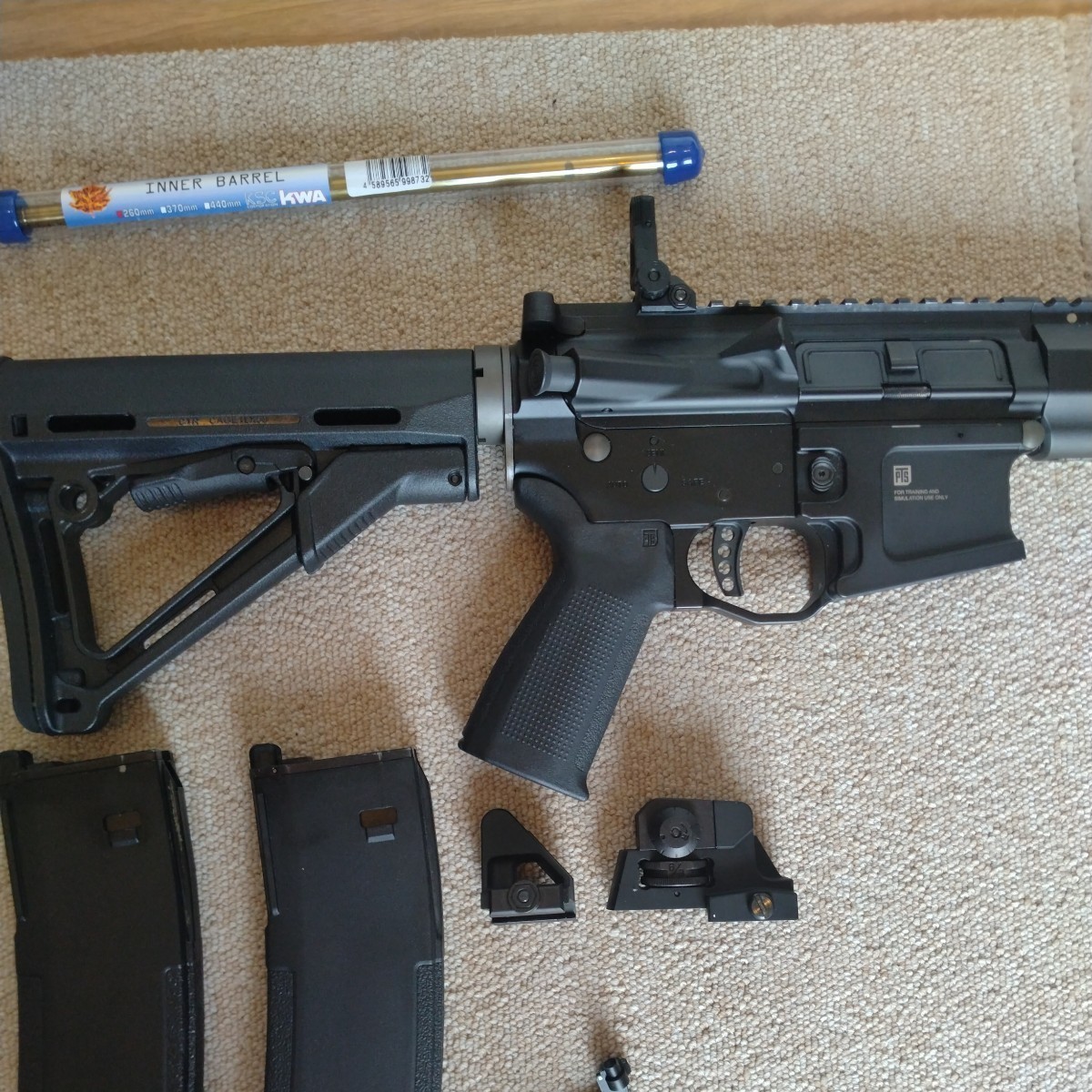 KSC Mega MKM AR-15 CQB ガスブローバック