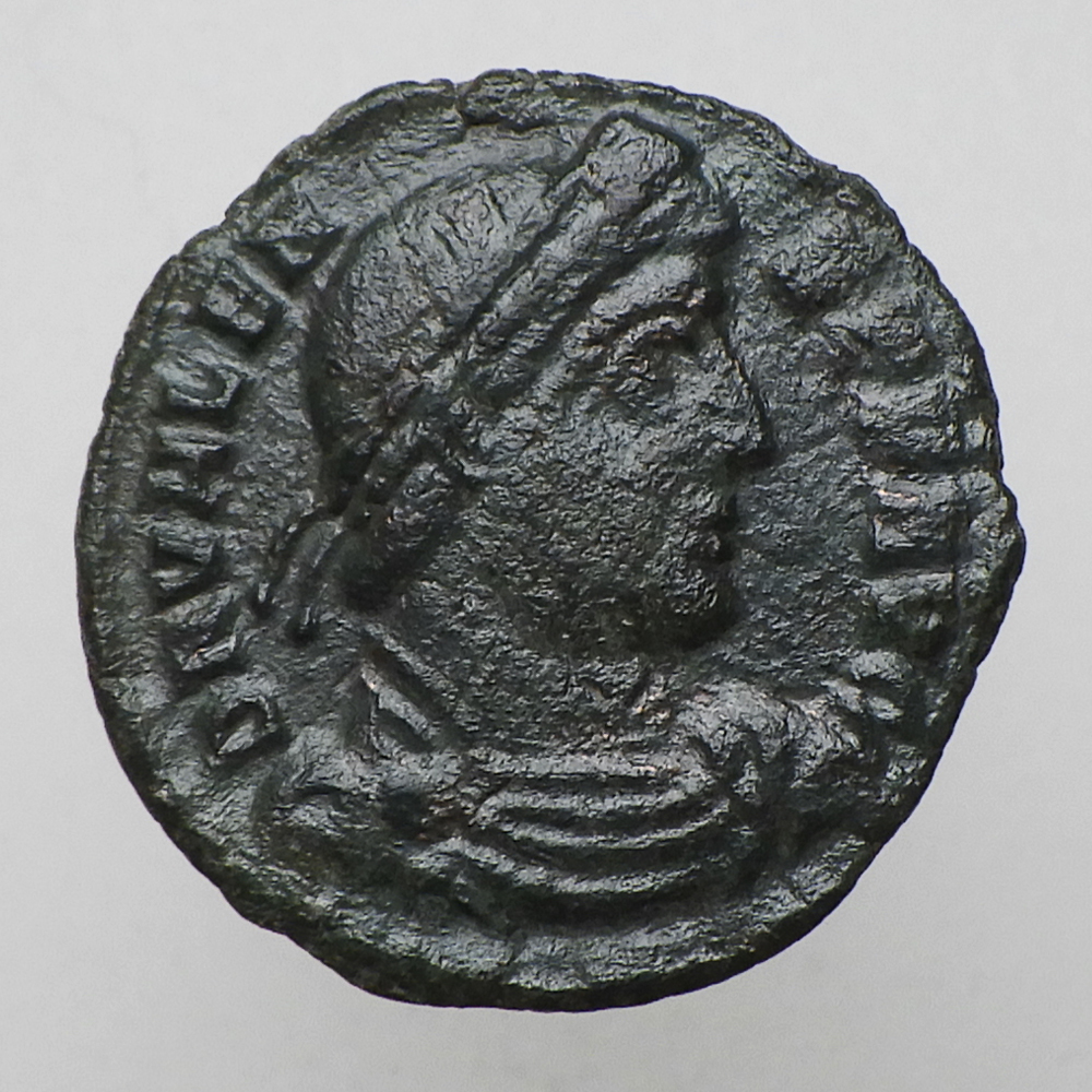 【古代ローマコイン】Valens（ヴァレンス）クリーニング済 ブロンズコイン 銅貨(Pt285PG9cg)_画像1