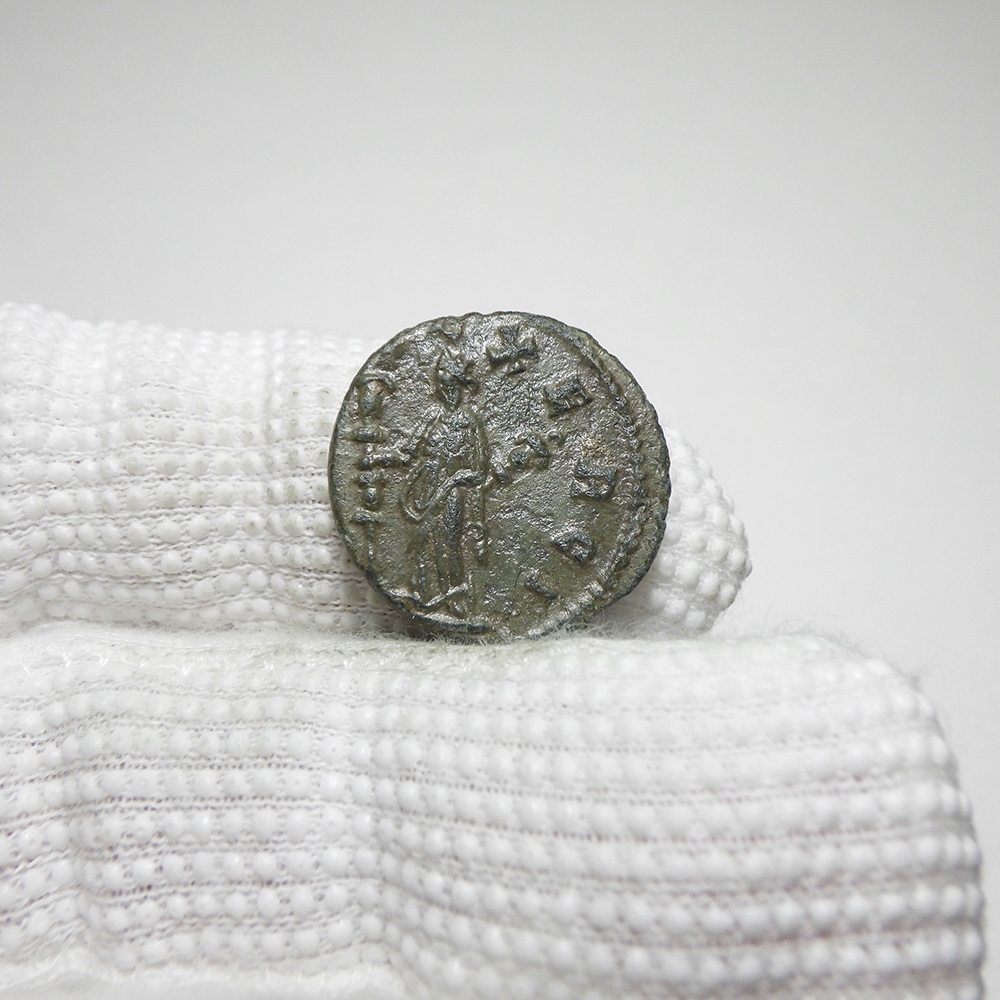 【古代ローマコイン】Claudius II（クラウディウス・ゴティクス）クリーニング済 ブロンズコイン 銅貨(kFs_FE9V9u)_画像6