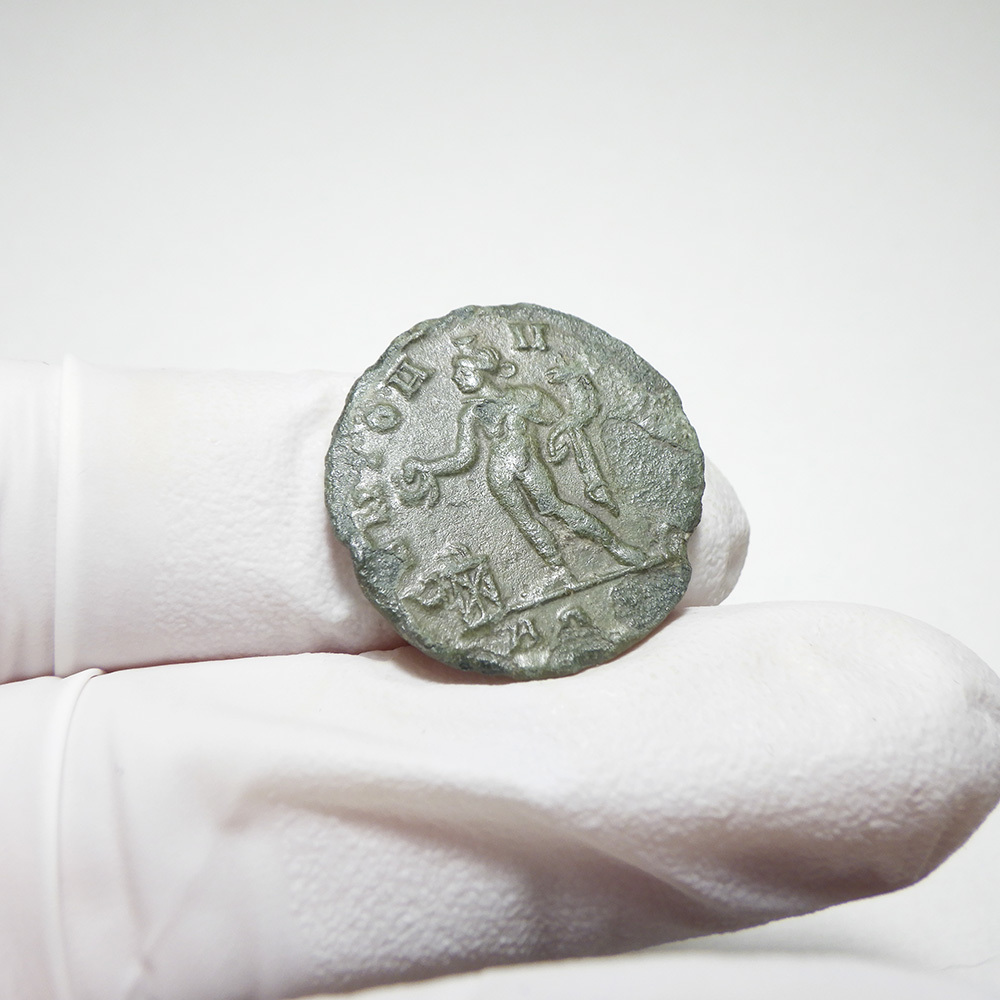 【古代ローマコイン】Maximinus II（マクシミヌス・ダイア）クリーニング済 ブロンズコイン 銅貨(RKXjSLQHdh)_画像8
