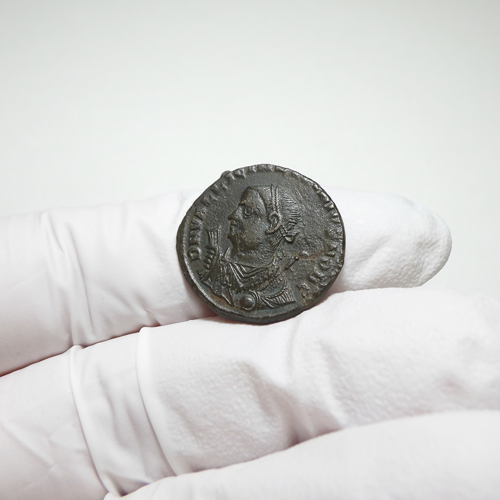 【古代ローマコイン】Licinius II（リキニウス2世）クリーニング済 ブロンズコイン 銅貨(3GT4R3C_sP)_画像4
