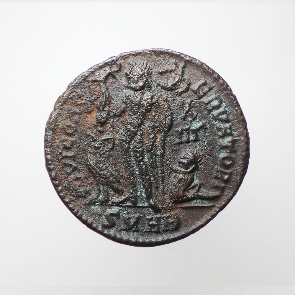【古代ローマコイン】Licinius I（リキニウス）クリーニング済 ブロンズコイン 銅貨(t86w_H_nZi)_画像2