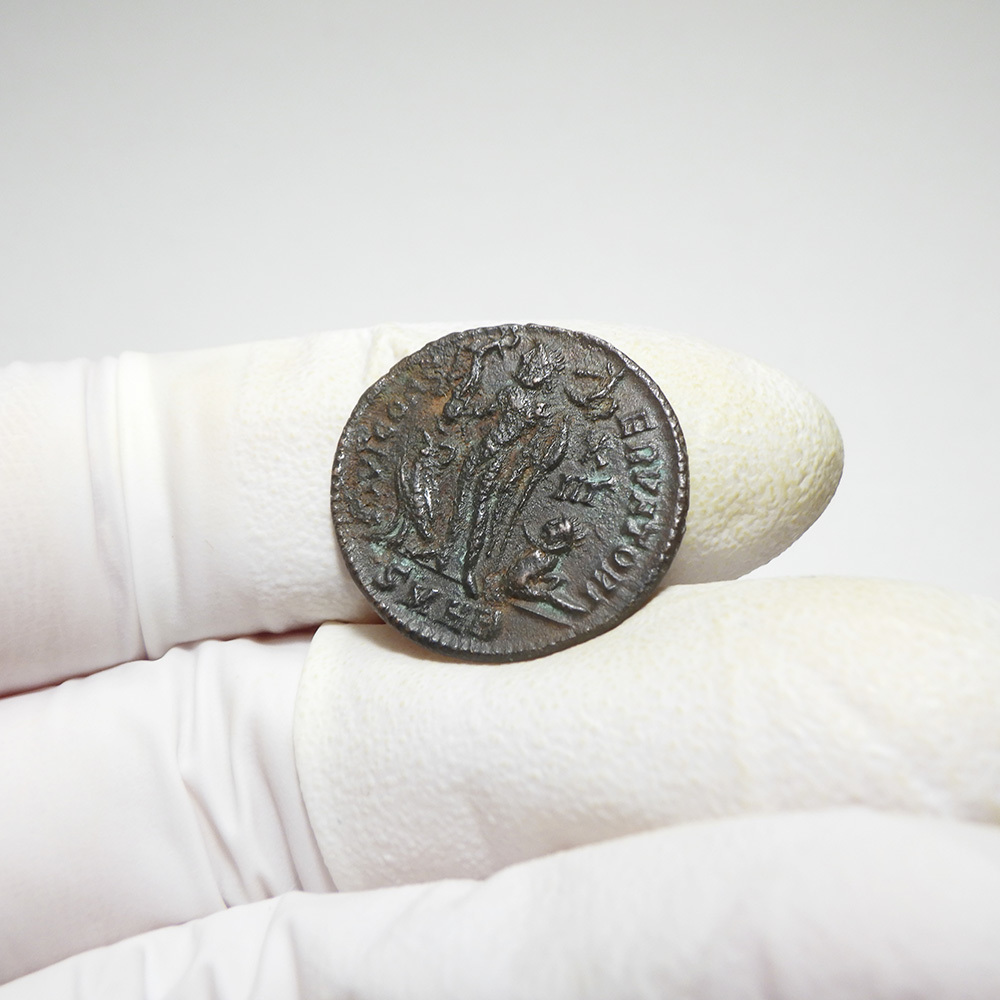 【古代ローマコイン】Licinius I（リキニウス）クリーニング済 ブロンズコイン 銅貨(t86w_H_nZi)_画像7
