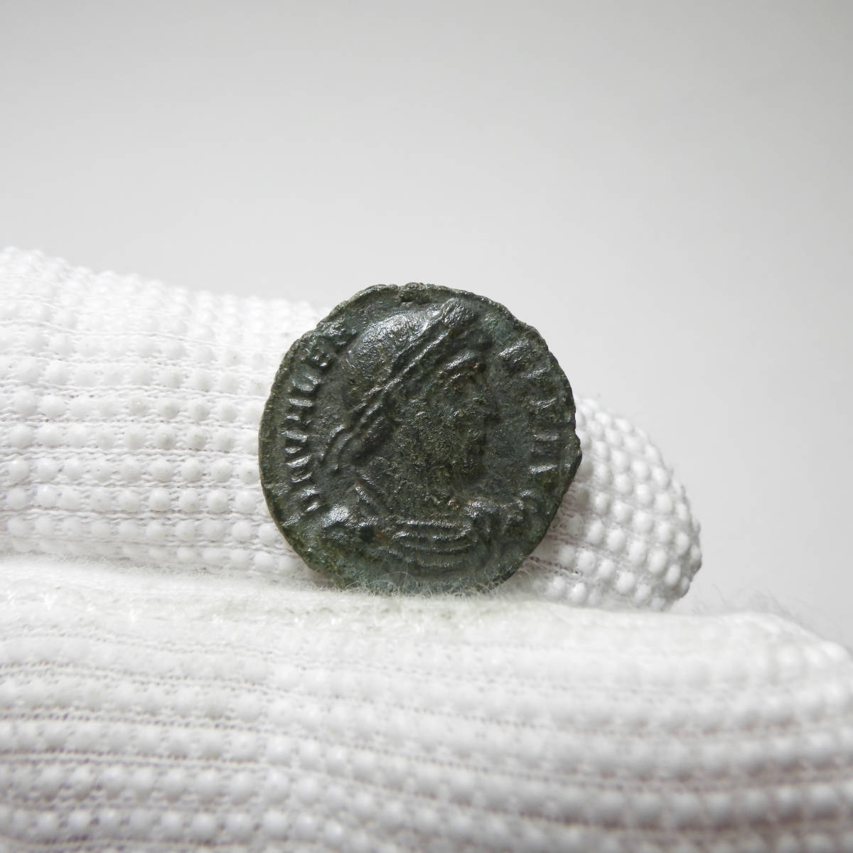 【古代ローマコイン】Valens（ヴァレンス）クリーニング済 ブロンズコイン 銅貨(Pt285PG9cg)_画像3