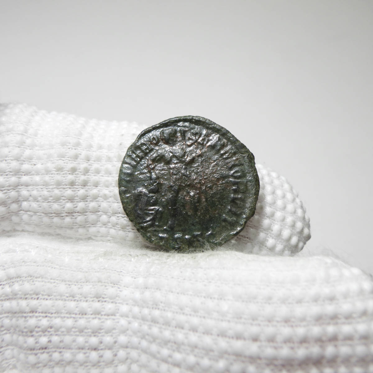 【古代ローマコイン】Valens（ヴァレンス）クリーニング済 ブロンズコイン 銅貨(Pt285PG9cg)_画像6