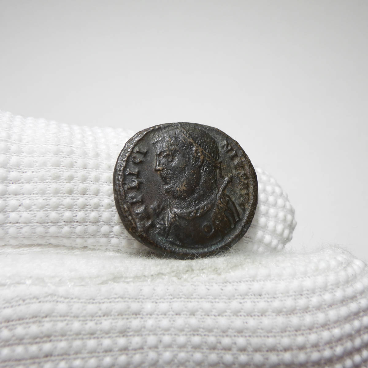 【古代ローマコイン】Licinius I（リキニウス）クリーニング済 ブロンズコイン 銅貨(hKRbh2UfPx)_画像4