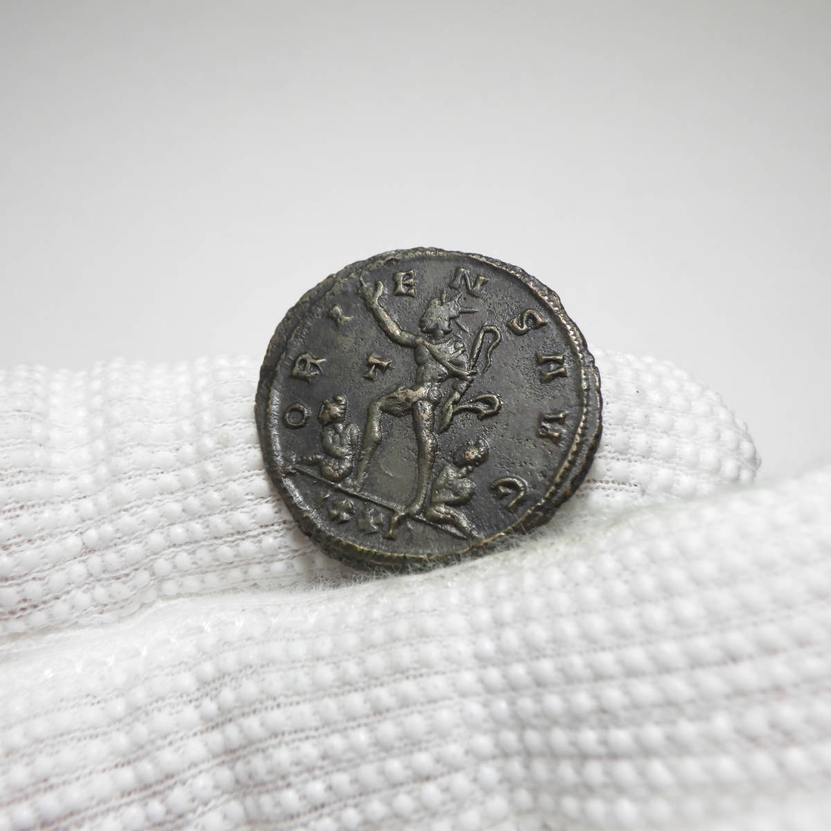 【古代ローマコイン】Aurelian（アウレリアヌス）クリーニング済 ブロンズコイン 銅貨(ha7thWRDrW)_画像7