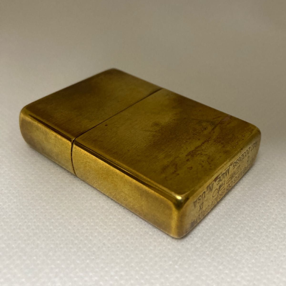 ZIPPO SOLID BRASS 1937レプリカ 流れ星 中古品 箱無し 1993年製