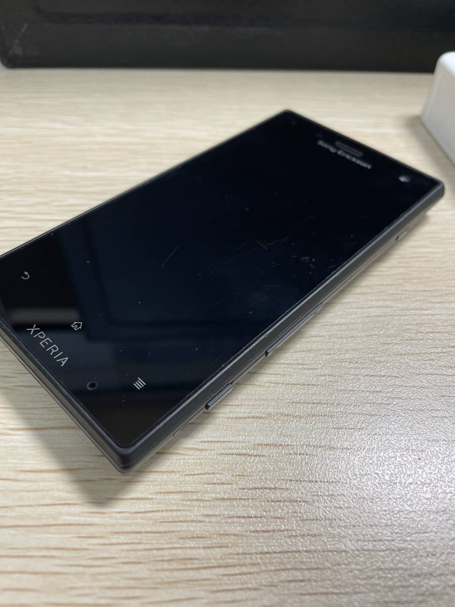 上5566 SONY Xperia acro HD SO-03D NTT docomo 黒 Android 4.04 付属品付き_画像3