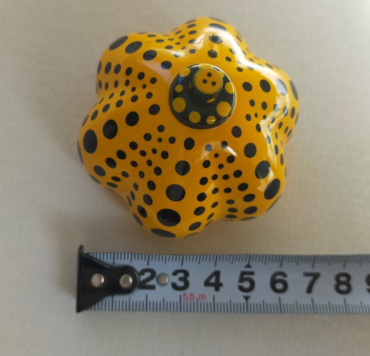 真作【宇美】草間彌生KUSAMA Yayoi かぼちゃセラミック 真作【宇美】草間彌生KUSAMA Yayoi かぼちゃセラミック