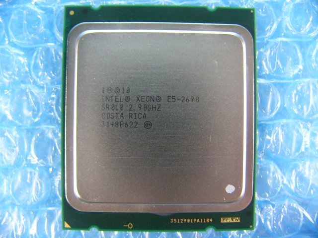 1GAC // Xeon E5-2690 2.9GHz SR0L0 Sandy Bridge-EP C2 Socket2011(LGA) COSTA RICA//SUPERMICRO 6027TR-H70FRF取外//(同ロット)在庫9[13]の画像1