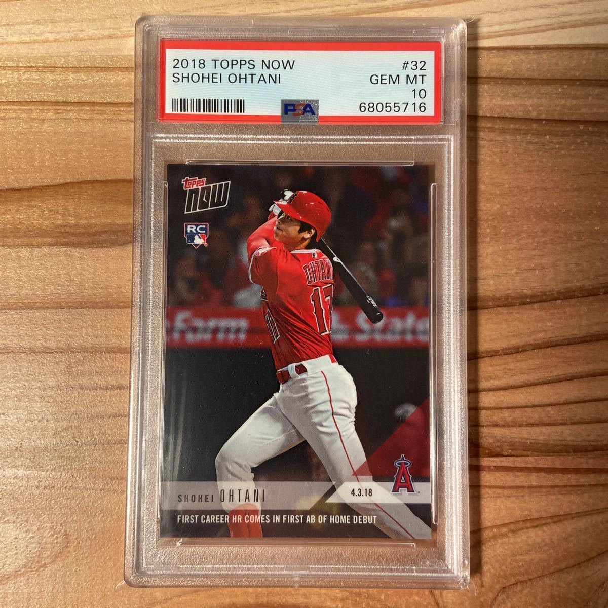定番入荷 大谷翔平 【PSA10】 2018 TOPPS NOW/第1号HR限定カード | www