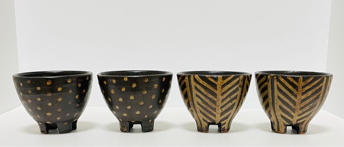 新品・未使用】沖縄 やちむん 南陶窯 久場政一作 灰釉線紋 新品・未使用】沖縄 やちむん 南陶窯 久場政一作 灰釉線紋