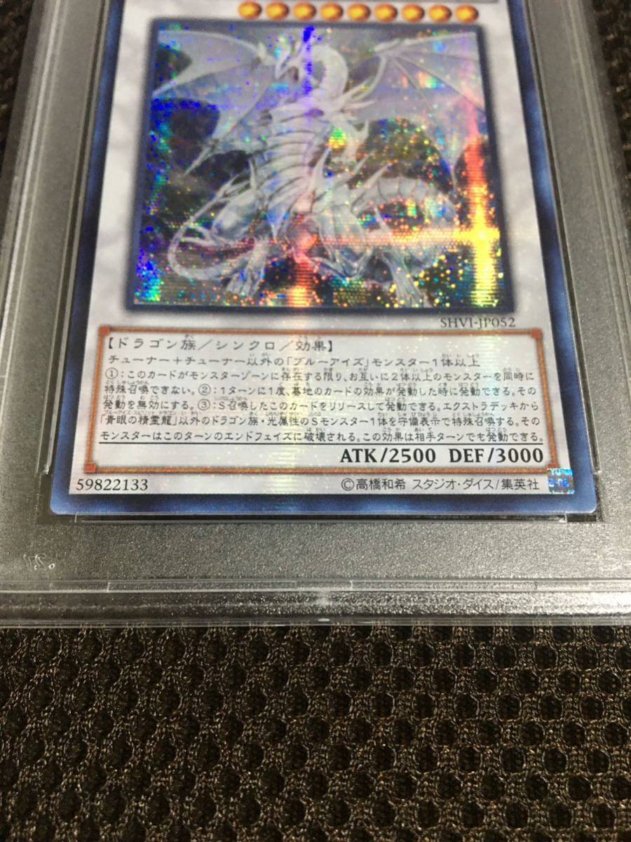 遊戯王 PSA5 現存1枚 青眼の精霊龍(ブルーアイズ・スピリット