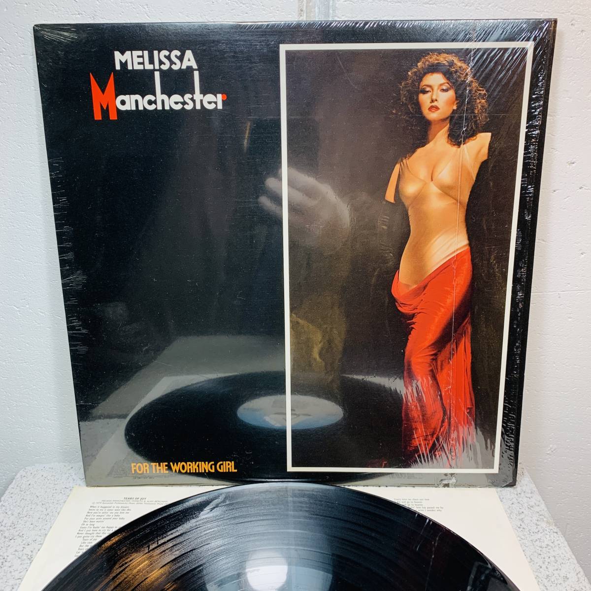record　レコード　メリサ・マンチェスター　Melissa Manchester FOR THE WORKING GIRL　80年に発表した9作目のアルバム　1円スタート_画像1