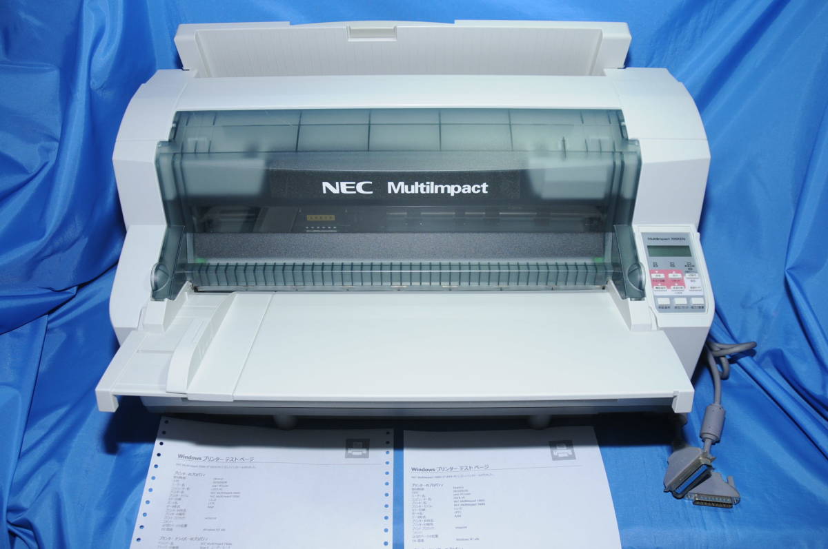 信頼 美品)即納) NEC MultiImpact LAN ドットプリンター 複写伝票