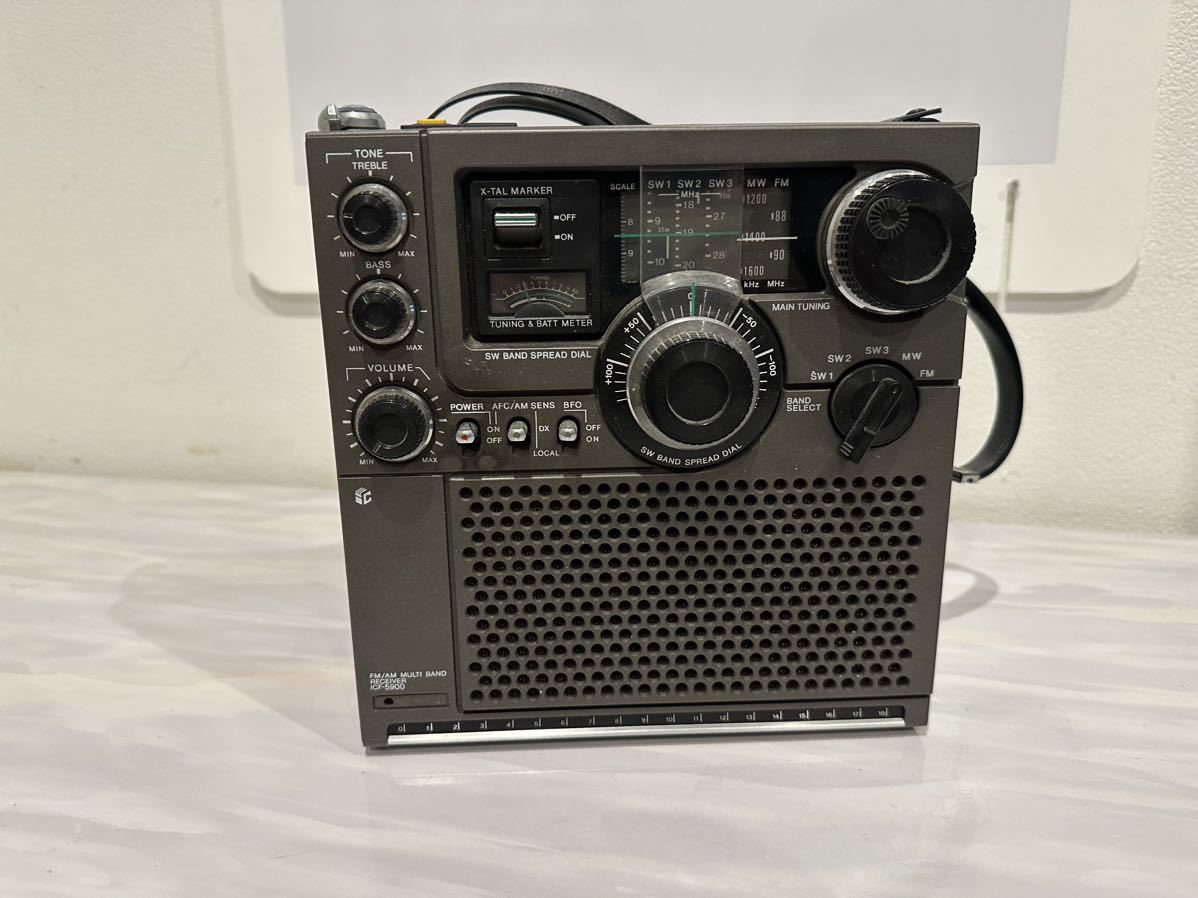 BCLラジオ SONY ソニー ICF-5900 スカイセンサー レシーバー skysensor 5バンド 昭和の名機 【札TB02】