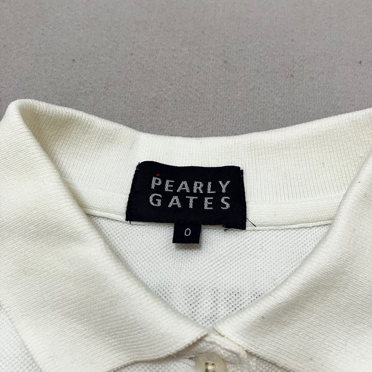 PEARLY GATES パーリーゲイツ ポロシャツ ゴルフウェア 半袖 0