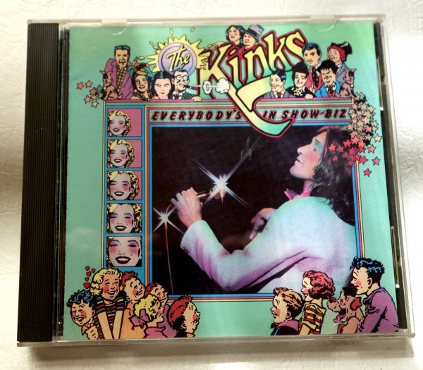 THE KINKS / EVERYBODY`S IN SHOW-BIZ　輸入盤_画像1