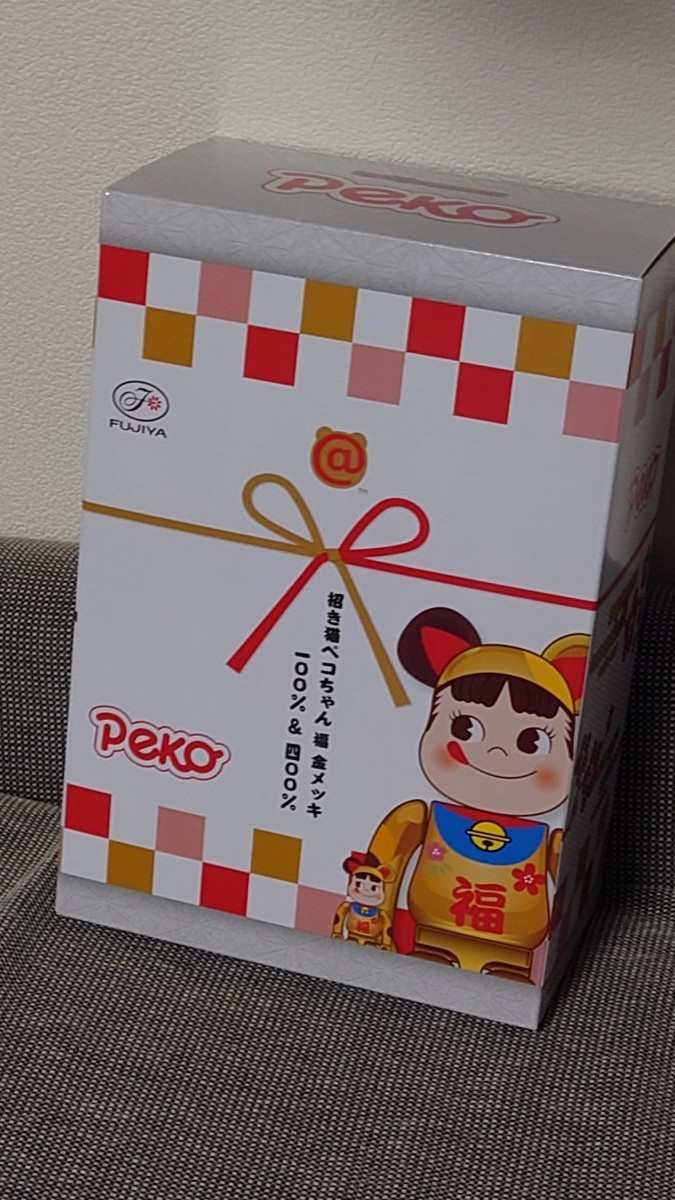 BE@RBRICK 招き猫 ペコちゃん 不二家 ベアブリック 新品 未使用