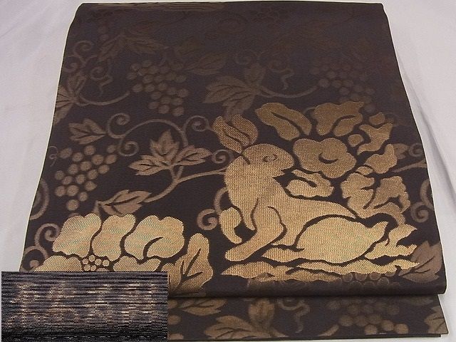 Annie様専用 正絹 六通袋帯【孔雀羽 ラメ】 No.1162 neuroid.uprrp.edu