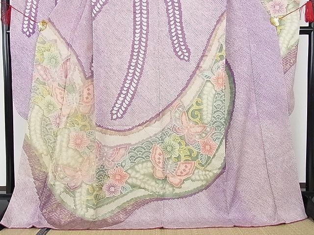破格 名門 きぬたやさん】気品溢れる乱菊尽くし ワントーンコーデ 紫