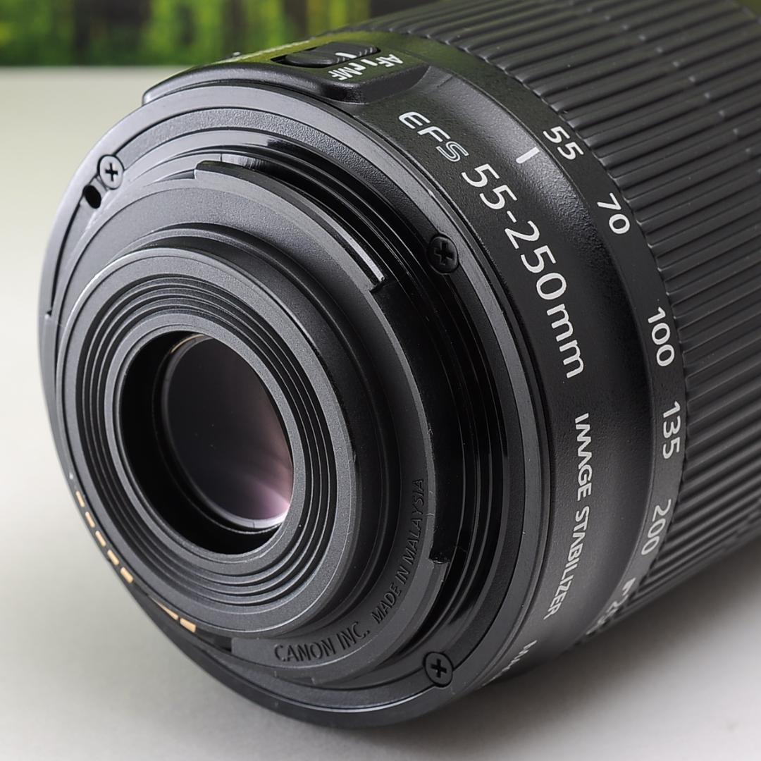 Canon EF-S 55-250㎜ IS STM 新型望遠レンズ 3531-1｜PayPayフリマ
