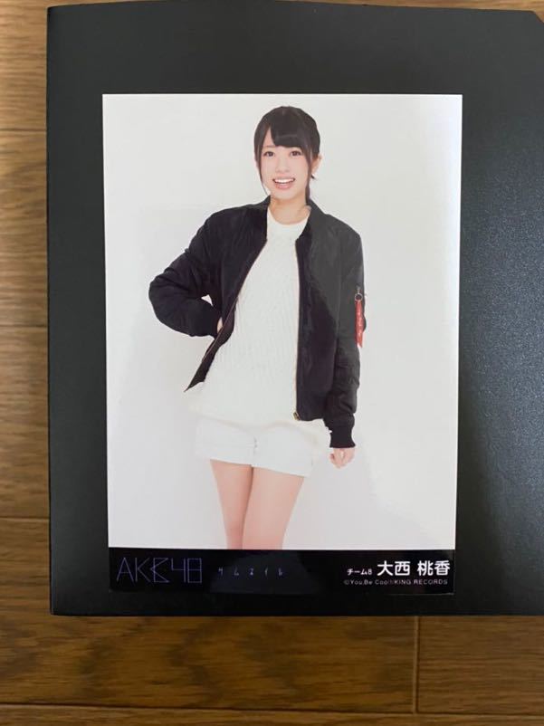 AKB48 チーム8 大西桃香 写真 劇場盤 サムネイル 1種_画像1