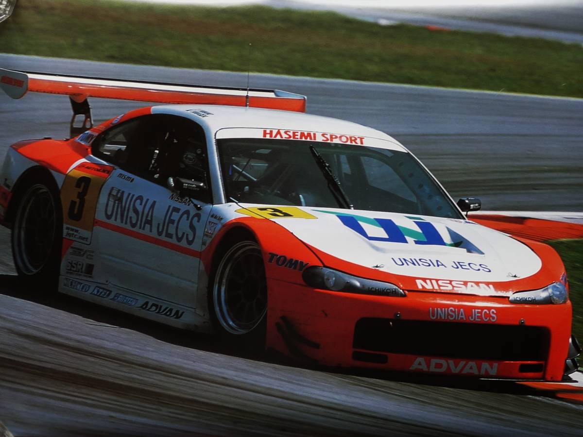  Nismo постер 2002 год JGTC #3 Uni sia Nissan S15 Silvia гора ...|. рисовое поле подлинный . не использовался 