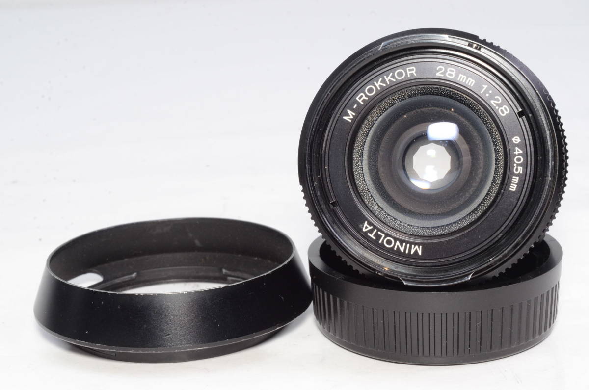 中古】 MINOLTA ミノルタ M-ROKKOR 28mm F2.8 CLE 距離計連動カムが