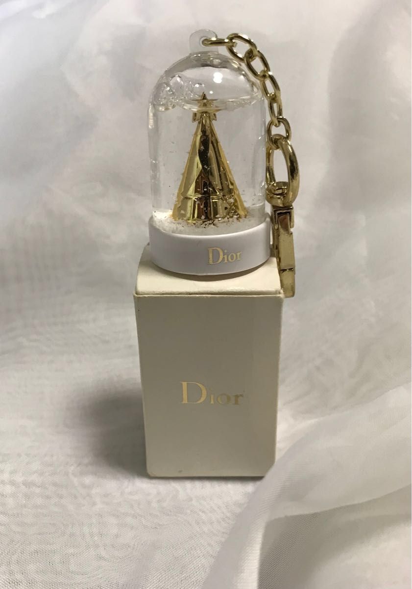 クリスチャンディオール ノベルティ キーホルダー スノードーム