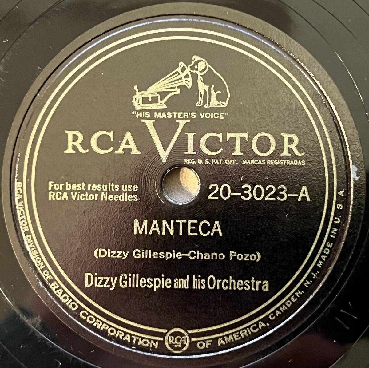 DIZZY GILLESPIE AND HIS ORCH. RCA VICTOR Manteca/ Cool Breeze