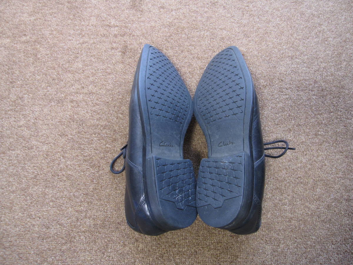 CLARKS クラークス 1825 革靴 ブラック 26.5cm USEDキレイ レザーシューズ_画像9
