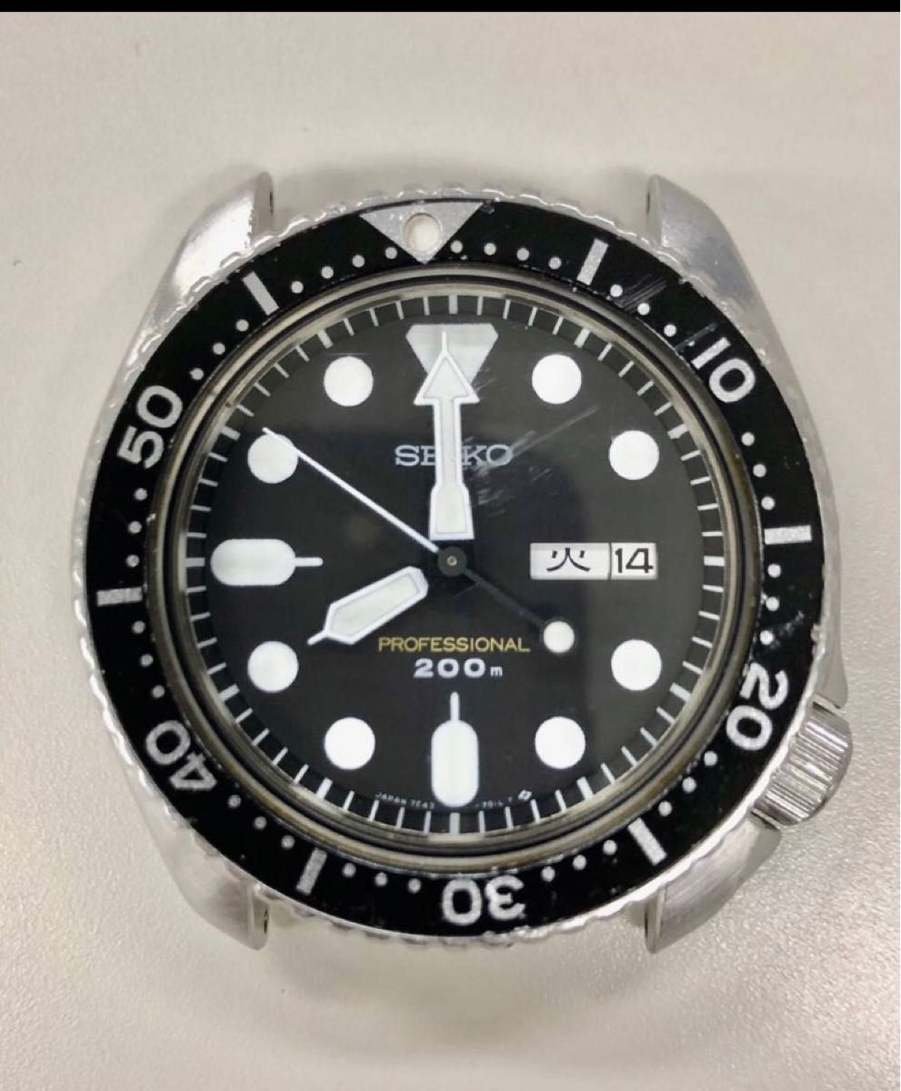 レア!SEIKO セイコーダイバー Professional 7C43-7010 USED美品。電池